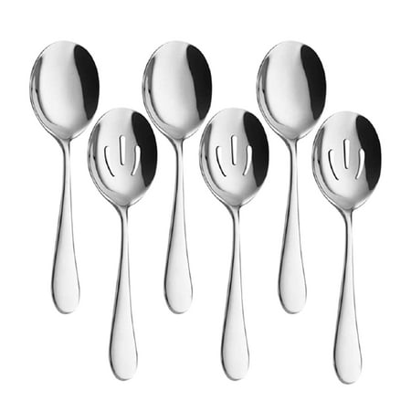 Azhf Clearance Sale 6pcs Serving Spoons Buffet Can Banquet Kitchen Tools Stainless Steel Slotted
Azhf Clearance Sale 6pcs Serving Spoons Buffet Can Banquet Kitchen Tools Stainless Steel Slotted