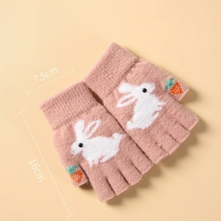 Half Finger Gloves Ladys Autumn And Winter Thickened Warm And Cold Proof Knitted Open Finger Gloves
Half Finger Gloves Ladys Autumn And Winter Thickened Warm And Cold Proof Knitted Open Finger Gloves