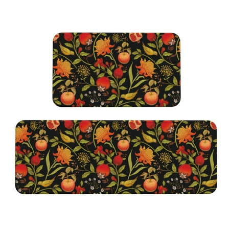 Kitchen Floor Mat 2 Sets Of Anti-Fouling Absorbent Quick-Drying Floor Mat For Kitchen Door Mat Laundry Room Restaurant Office Farm Exotic Birds Flowers And Fruit
Kitchen Floor Mat 2 Sets Of Anti-Fouling Absorbent Quick-Drying Floor Mat For Kitchen Door Mat Laundry Room Restaurant Office Farm Exotic Birds Flowers And Fruit