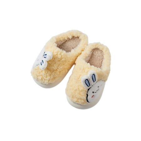 Daeful Unisex-Child Cozy Plush Warm Slipper Home Breathable Fuzzy Slippers Bedroom Lightweight Fleece Indoor Shoe Warm Slippers-yellow 5.5-6
Daeful Unisex-Child Cozy Plush Warm Slipper Home Breathable Fuzzy Slippers Bedroom Lightweight Fleece Indoor Shoe Warm Slippers-yellow 5.5-6