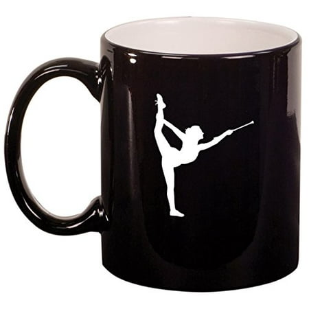 Ceramic Coffee Tea Mug Cup Female Gymnast Twirling Baton Gymnastics (Black)
Ceramic Coffee Tea Mug Cup Female Gymnast Twirling Baton Gymnastics (Black)