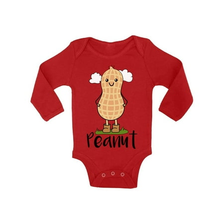 18 Month Girls Clothes - Baby 6 - 12 - 18 Months - Cute Peanut Long Sleeve Bodysuit
18 Month Girls Clothes - Baby 6 - 12 - 18 Months - Cute Peanut Long Sleeve Bodysuit