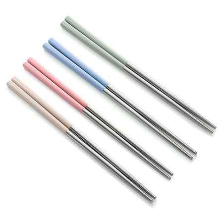 4Pairs Picnic Kids Adult Stainless Steel Reusable Kitchen & Dining Wheat Straw Chopsticks Utensils Dinnerware 19CM
4Pairs Picnic Kids Adult Stainless Steel Reusable Kitchen & Dining Wheat Straw Chopsticks Utensils Dinnerware 19CM