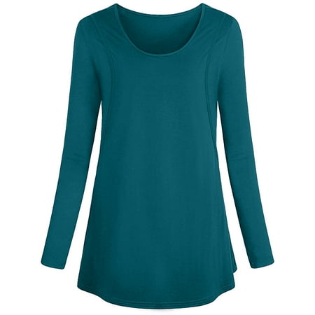 QIIBURR Pregnant Women Clothes Round Neck Solid Color Long-sleeved Breastfeeding Outfit
QIIBURR Pregnant Women Clothes Round Neck Solid Color Long-sleeved Breastfeeding Outfit