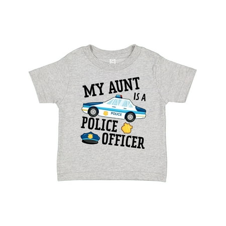 Inktastic My Aunt is a Police Officer Gift Toddler Boy or Toddler Girl T-Shirt
