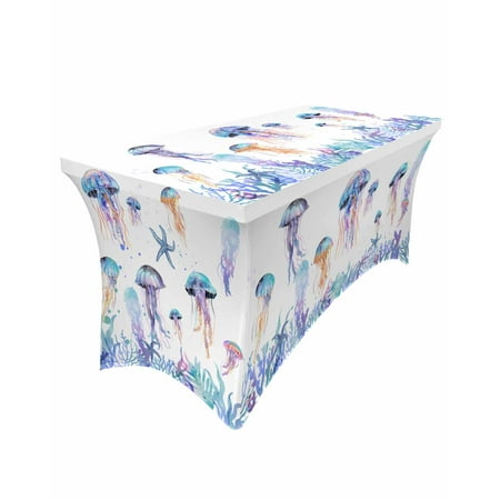 Watercolor Marine Organism Jelly Star Rectangular Elastic Table Skirt Wedding Table Cover Kitchen Dining Tablecloth
Watercolor Marine Organism Jelly Star Rectangular Elastic Table Skirt Wedding Table Cover Kitchen Dining Tablecloth