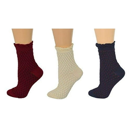 Cotton Small Diamond Pattern Crew Casual Women s 3 Pair Pack Socks
Cotton Small Diamond Pattern Crew Casual Women s 3 Pair Pack Socks