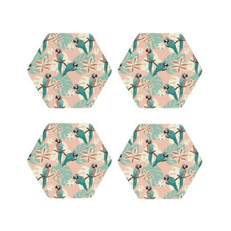 Leather Coasters with Heat-resistant for Drinks Cute Macaw Monstera Flower -标题2 Hexagon
Leather Coasters with Heat-resistant for Drinks Cute Macaw Monstera Flower -标题2 Hexagon