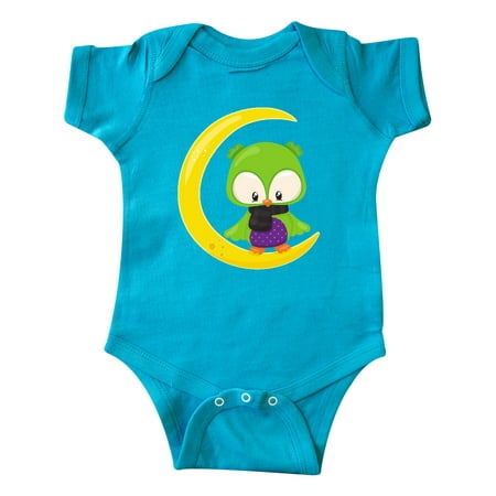 Inktastic Green Owl Owl On The Moon Young Moon Halloween Gift Baby Boy or Baby Girl Bodysuit
Inktastic Green Owl Owl On The Moon Young Moon Halloween Gift Baby Boy or Baby Girl Bodysuit