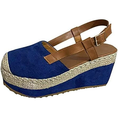Womens Espadrilles Wedge Sandals Platform Closed Toe Summer Heels Shoe Casual Vintage Ankle Strap Buckle Sandal
Womens Espadrilles Wedge Sandals Platform Closed Toe Summer Heels Shoe Casual Vintage Ankle Strap Buckle Sandal