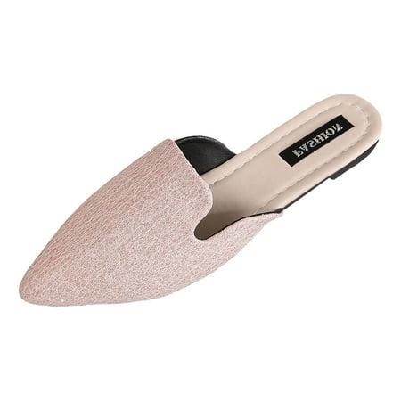 EHQJNJ Work Shoes Women Business Casual Winter Women Wearing Pointed Sandals for Women Lazy People Wearing Flat Bottoms Fashionable and Versatile and Women Wearing Thin Half Slippers Women Shoes
EHQJNJ Work Shoes Women Business Casual Winter Women Wearing Pointed Sandals for Women Lazy People Wearing Flat Bottoms Fashionable and Versatile and Women Wearing Thin Half Slippers Women Shoes
