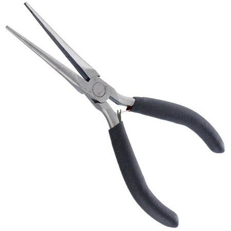 6 Mini Needle Nose Pliers (Non-Serrated Jaw) with Return Spring and Cushion Grip Handles
6 Mini Needle Nose Pliers (Non-Serrated Jaw) with Return Spring and Cushion Grip Handles