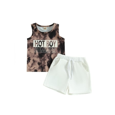 Sunisery 2Pcs Infant Baby Boys Summer Shorts Set Sleeveless Crew Neck Tank Top Drawstring Shorts Toddler Beach Wear
Sunisery 2Pcs Infant Baby Boys Summer Shorts Set Sleeveless Crew Neck Tank Top Drawstring Shorts Toddler Beach Wear
