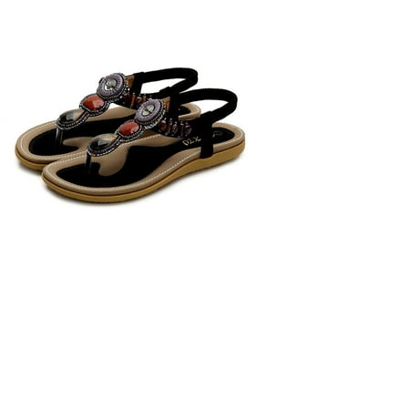 Sunhillsgrace Shoes For Women Sandals Summer Ladies Flat Sandals Stone Beads Flat Heel Flip Flops Beach Casual Shoes
Sunhillsgrace Shoes For Women Sandals Summer Ladies Flat Sandals Stone Beads Flat Heel Flip Flops Beach Casual Shoes