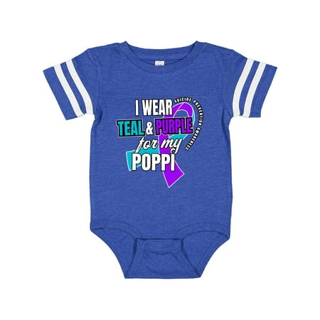Inktastic Suicide Prevention I Wear Teal and Purple for My Poppi Gift Baby Boy or Baby Girl Bodysuit
Inktastic Suicide Prevention I Wear Teal and Purple for My Poppi Gift Baby Boy or Baby Girl Bodysuit