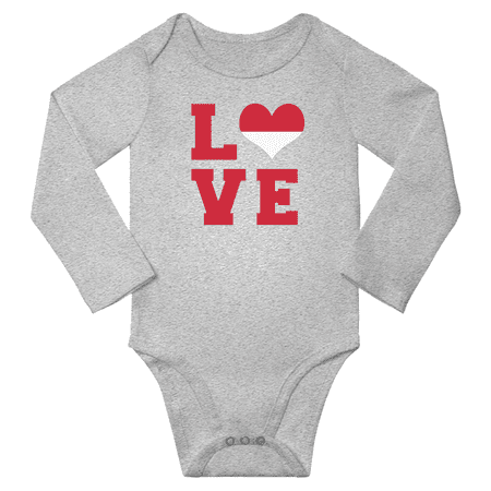 Love Monaco Heart Flag Baby Long Slevve Rompers Clothes Outfits (Gray 6-12 Months)
Love Monaco Heart Flag Baby Long Slevve Rompers Clothes Outfits (Gray 6-12 Months)