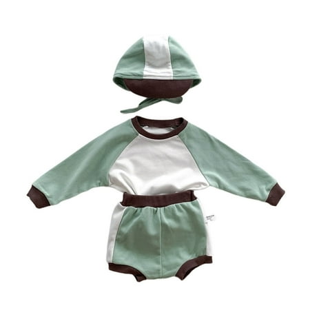 Toddler Kids Casual Jumpsuit Infant Newborn Baby Boys Girls Long Sleeve Patchwork Sweatshirt Blouse Tops Sport Shorts Pants With Hat Outfit Set Clothes 3Pcs Casual Joggers
Toddler Kids Casual Jumpsuit Infant Newborn Baby Boys Girls Long Sleeve Patchwork Sweatshirt Blouse Tops Sport Shorts Pants With Hat Outfit Set Clothes 3Pcs Casual Joggers