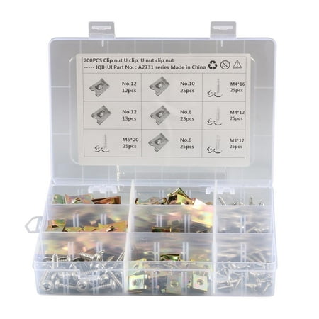 Clip Nut and Screws Fixing with Storage Case Interior
