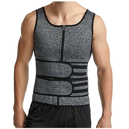 QIIBURR Waist Trainer Vest Men Vest Waist Trainer Adjustable Training Double Zip Body Shaper
QIIBURR Waist Trainer Vest Men Vest Waist Trainer Adjustable Training Double Zip Body Shaper