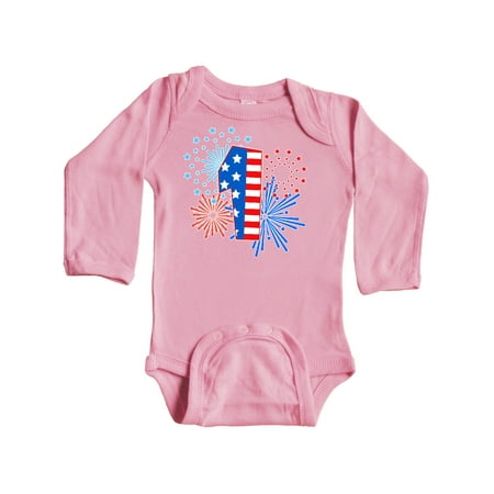 Inktastic First Birthday- Fourth of July fireworks Gift Baby Boy or Baby Girl Long Sleeve Bodysuit
Inktastic First Birthday- Fourth of July fireworks Gift Baby Boy or Baby Girl Long Sleeve Bodysuit