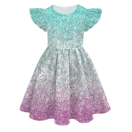XIEULQP Baby Girl Clothes Children‘s Colorful Milk Silk Ruffle Sleeve Summer Casual Dress for Girl Summer Dress Other
XIEULQP Baby Girl Clothes Children‘s Colorful Milk Silk Ruffle Sleeve Summer Casual Dress for Girl Summer Dress Other