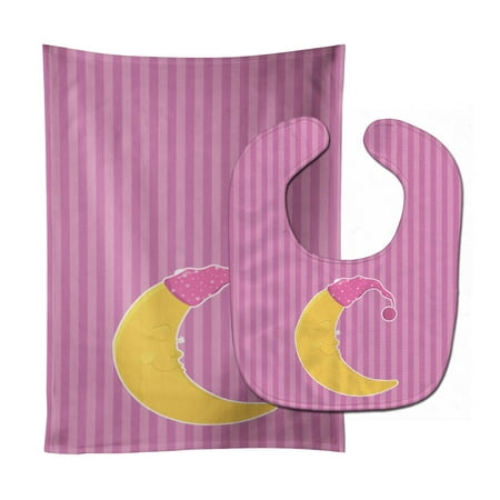 Carolines Treasures BB8623STBU Baby Girl Moon Baby Bib and Burp Cloth 11 x 18 multicolor
Carolines Treasures BB8623STBU Baby Girl Moon Baby Bib and Burp Cloth 11 x 18 multicolor