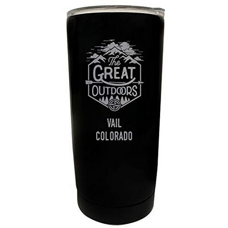 R and R Imports Vail Colorado Etched 16 oz Stainless Steel Insulated Tumbler Outdoor Adventure Design Black.
R and R Imports Vail Colorado Etched 16 oz Stainless Steel Insulated Tumbler Outdoor Adventure Design Black.
