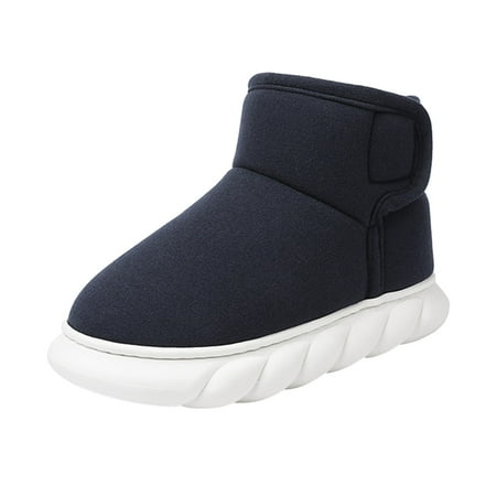 Snow Boots For Mens Fashion Solid Color Suede Cotton Slippers Warm Thick SToled Short Cotton Boots Blue 43 Hxroolrp
Snow Boots For Mens Fashion Solid Color Suede Cotton Slippers Warm Thick SToled Short Cotton Boots Blue 43 Hxroolrp