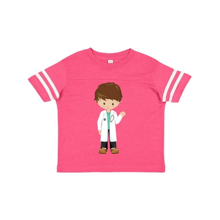 Inktastic Cute Boy Doctor Brown Hair Boy Wearing Lab Coat Gift Toddler Boy Girl T-Shirt
Inktastic Cute Boy Doctor Brown Hair Boy Wearing Lab Coat Gift Toddler Boy Girl T-Shirt