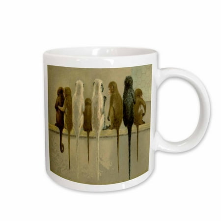 3dRose Print of Painting Of 8 Monkeys Sitting On Wall - Ceramic Mug 15oz (mug_211468_2)
3dRose Print of Painting Of 8 Monkeys Sitting On Wall - Ceramic Mug 15oz (mug_211468_2)