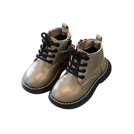 Rotosw Girls Boys Ankle Boots Comfort Boot Lace Up Winter Booties Slip Resistant Side Zipper Short Bootie Walking Lightweight Casual Shoes Khaki 8C
Rotosw Girls Boys Ankle Boots Comfort Boot Lace Up Winter Booties Slip Resistant Side Zipper Short Bootie Walking Lightweight Casual Shoes Khaki 8C