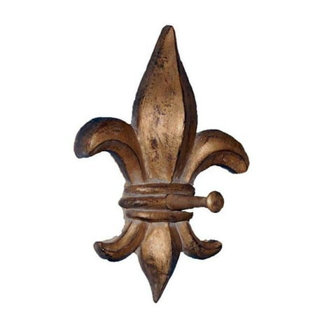 Hickory Manor Home HM971RH OR Fleur De Lis Robe Hook Ornate