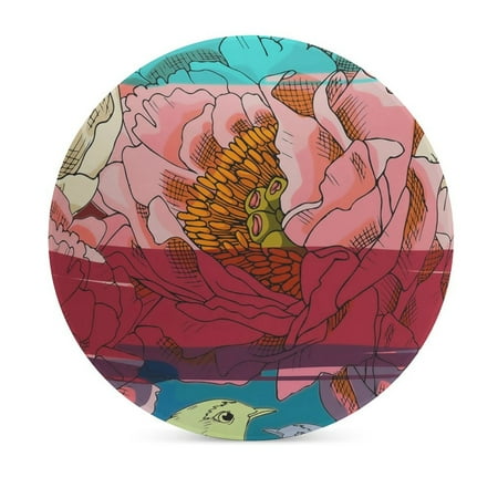 Ceramic Coaster Drawing Flower Absorbent Coasters Set Suitable For Kinds Of Cups Modern Style Coasters For Coffee Table 4 Inches
Ceramic Coaster Drawing Flower Absorbent Coasters Set Suitable For Kinds Of Cups Modern Style Coasters For Coffee Table 4 Inches