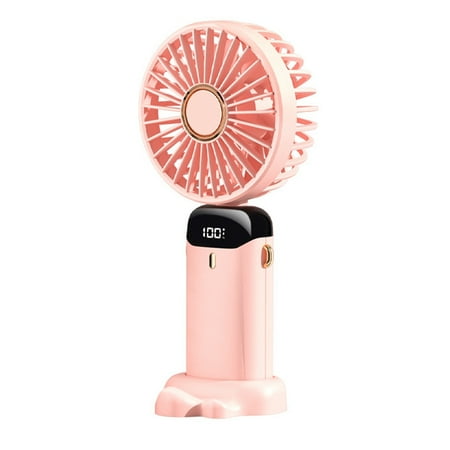 Portable Hand- Fan Office Desktop Multifunctional Folding Double-Headed Small Electric Fan with a Neck Pink
Portable Hand- Fan Office Desktop Multifunctional Folding Double-Headed Small Electric Fan with a Neck Pink