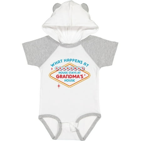 Inktastic Las Vegas Stays at Grandma s Gift Baby Boy or Baby Girl Bodysuit