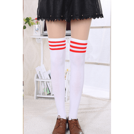 Ehfomius Women s Casual Athlete Striped Over Knee Medium thickness Thigh High Tights Long Stocking Socks
Ehfomius Women s Casual Athlete Striped Over Knee Medium thickness Thigh High Tights Long Stocking Socks