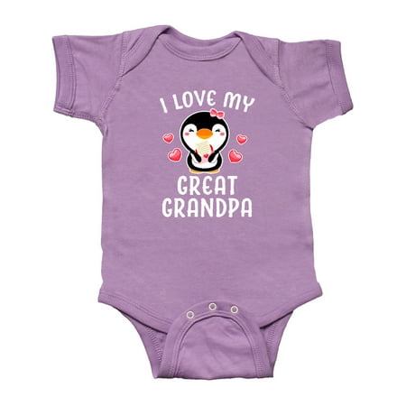 Inktastic I Love My Great Grandpa with Cute Penguin and Hearts Gift Baby Girl Bodysuit
Inktastic I Love My Great Grandpa with Cute Penguin and Hearts Gift Baby Girl Bodysuit