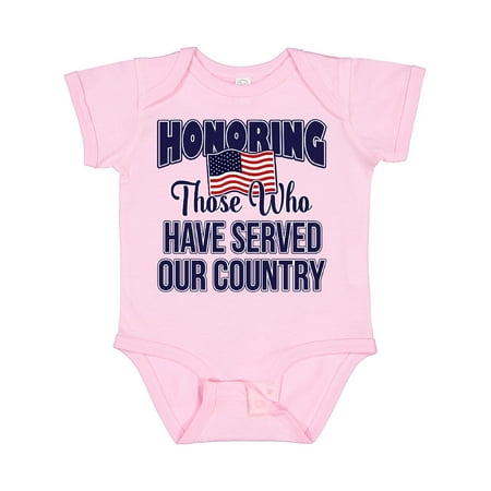 Inktastic Veterans Day Military Honoring Those Who Serve Gift Baby Boy or Baby Girl Bodysuit
Inktastic Veterans Day Military Honoring Those Who Serve Gift Baby Boy or Baby Girl Bodysuit