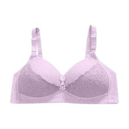 Dadaria Bralettes for Women Plus Size Cotton Thin Underwear Purple M(38/85) Female
Dadaria Bralettes for Women Plus Size Cotton Thin Underwear Purple M(38/85) Female