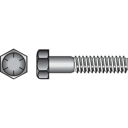 The Hillman Group 1/4 Yellow Dichromate Grade 8 Steel Hex Head Cap Screw