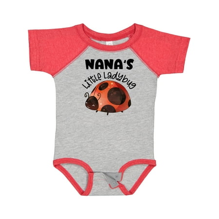 Inktastic Nana s Little Ladybug Gift Baby Boy or Baby Girl Bodysuit
