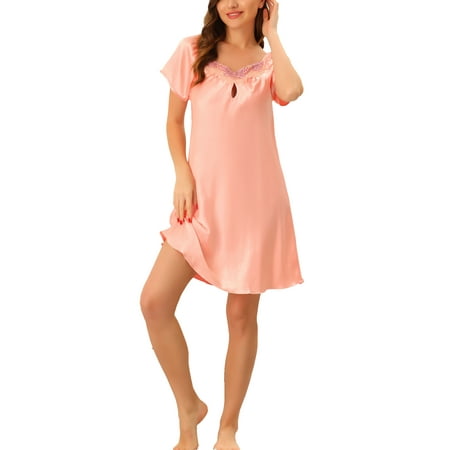 Unique Bargains Womens Pajama Dress Satin Sleepwear Nightshirt Soft Lounge Nightgowns
Unique Bargains Womens Pajama Dress Satin Sleepwear Nightshirt Soft Lounge Nightgowns