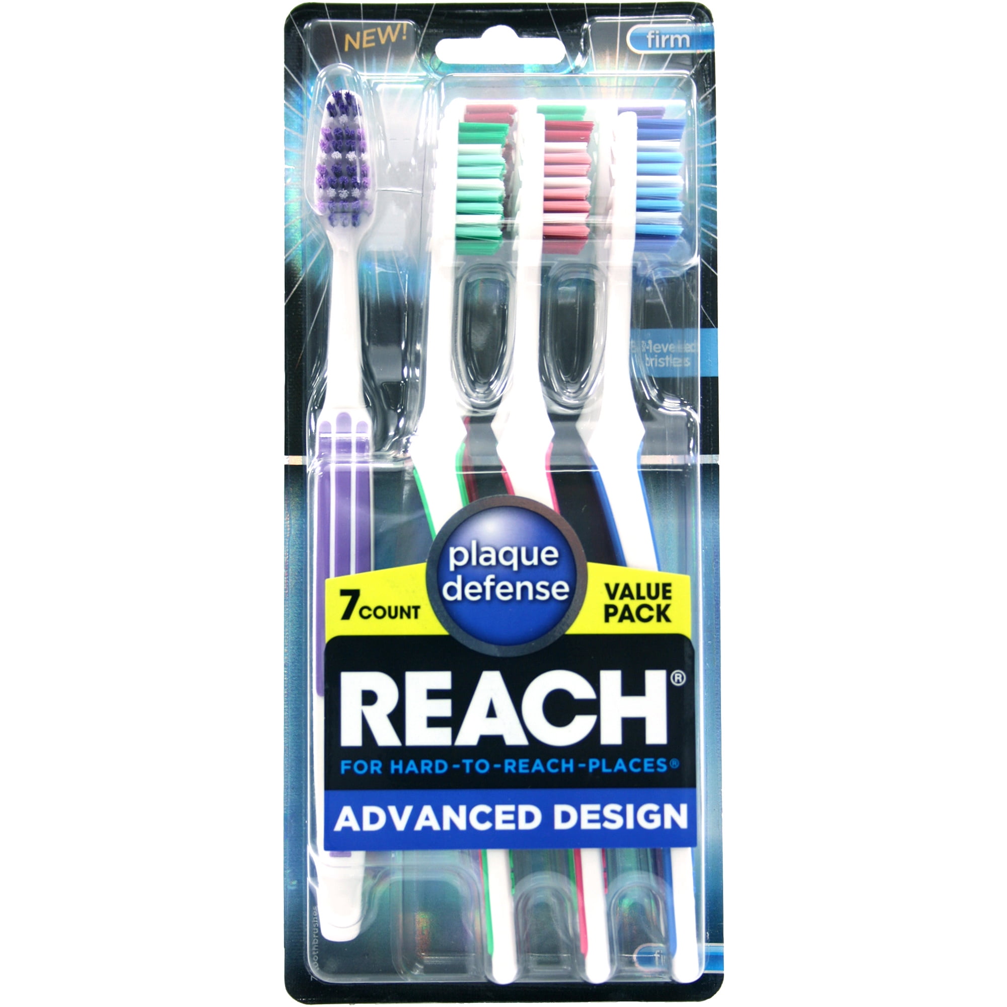 Reach Crystal Clean Full Head Firm Toothbrush, 2 count