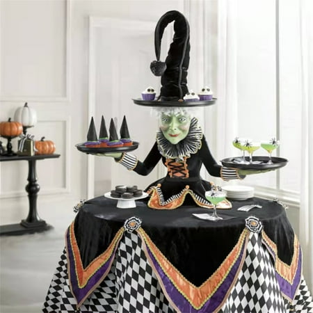 Halloween Witch Tabletop Serving Tablecloth Cupcake Witch Display Stand Home Decor for Party Feast Restaurant Decorations
Halloween Witch Tabletop Serving Tablecloth Cupcake Witch Display Stand Home Decor for Party Feast Restaurant Decorations