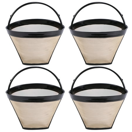 Reusable No.4 Cone Coffee Maker Filters for Coffee Maker Coffee Maker Replacement Permanent Filter (4 Coffee Filters)
Reusable No.4 Cone Coffee Maker Filters for Coffee Maker Coffee Maker Replacement Permanent Filter (4 Coffee Filters)