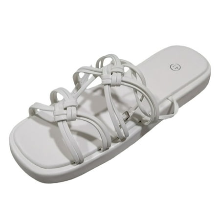 SEMIMAY Fashion Summer Women Sandals Flat Bottom Thick Bottom Open Toe Breathable Comfortable Buckle Solid Color Party Style
SEMIMAY Fashion Summer Women Sandals Flat Bottom Thick Bottom Open Toe Breathable Comfortable Buckle Solid Color Party Style