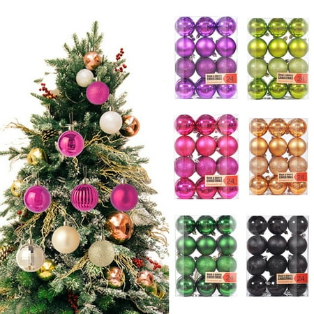 Chicmine 24Pcs Christmas Ball Shiny Christmas Balls Pendants Xmas Hanging Tree Pendants for Party Home Decor
Chicmine 24Pcs Christmas Ball Shiny Christmas Balls Pendants Xmas Hanging Tree Pendants for Party Home Decor
