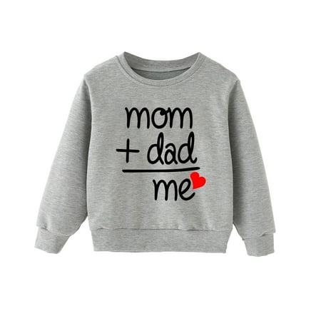 Sopiago Girls Sweatshirts Cotton Casual Crew Neck Long Sleeve Letter Graphic Print Pullover Tops Sweatshirt Grey 12-18 Months
Sopiago Girls Sweatshirts Cotton Casual Crew Neck Long Sleeve Letter Graphic Print Pullover Tops Sweatshirt Grey 12-18 Months