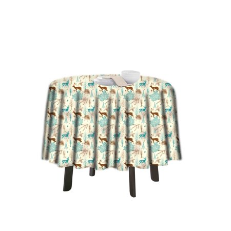 eloria Animal Printed Round Table Cloth Resistant Washable Decorative Table Cover for Dining Table
eloria Animal Printed Round Table Cloth Resistant Washable Decorative Table Cover for Dining Table