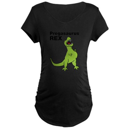 CafePress - T Rex Pregnant Humor Maternity T Shirt - Maternity Dark T-Shirt